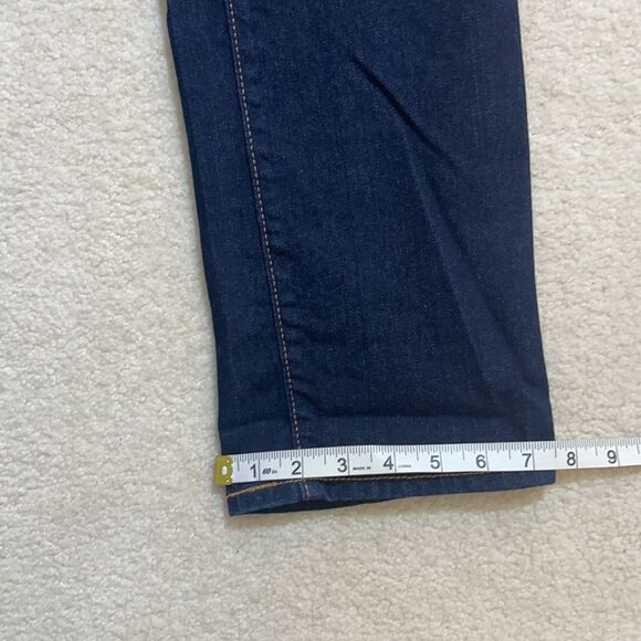 Old Navy dark straight leg high waist jeans 14 - Picture 8 of 13